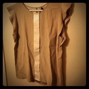 AZARA PARIS Flowy sleeves Top Tan size 40 (L/12)